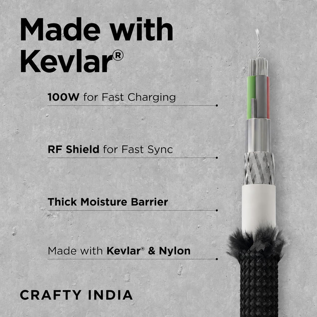 100W Type-C & Watch Charging Cable