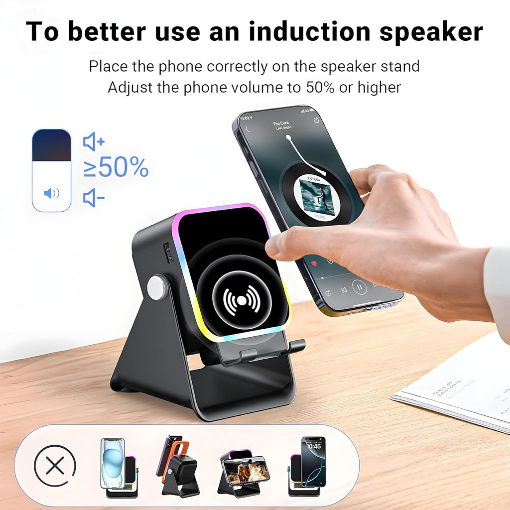 5-in-1 Wireless Induction Speaker